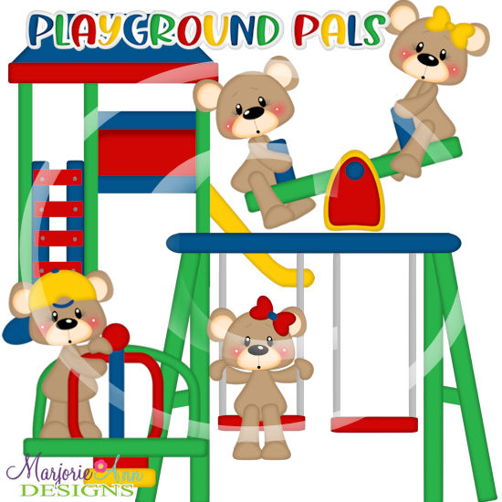 Franklin & Frannie Playground Pals SVG Cutting Files + Clipart - Click Image to Close